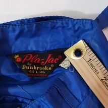 Vintage Pla-Jac by Dunbrooke ROCKWELL STSOC Men's Blue Windbreaker Jacket image 4