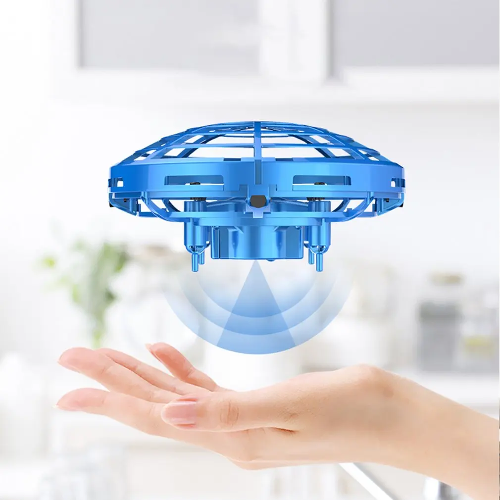 Mini RC UFO Drone Hand Sensing Anti-collision Helicopter Flying Quadcopter - $17.96+