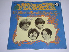 The Monkees It&#39;s Nice To Be With You 45 RPM Picture Sleeve Vintage Colgems - £15.14 GBP