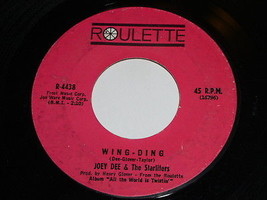 Joey Dee Starliters Wing Ding What Kind Of Love Is This 45 Rpm Record Roulette - £15.17 GBP