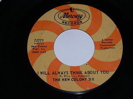 The New Colony Six I Will Always Think About You 45 Rpm Record Mercury Label - £15.17 GBP