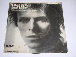 David Bowie Space Oddity Promotional 45 RPM Picture Sleeve 1973 RCA Label - $349.46 MXN