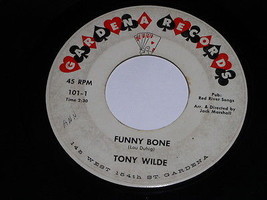 Tony Wilde Funny Bone Whisper To Me 45 Rpm Record Vintage Gardena Label - £12.77 GBP