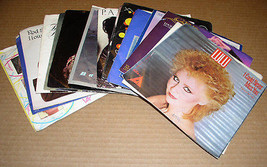 45 Rpm Record Lot Of 17 With Picture Sleeves Vintage 1970&#39;s 1980&#39;s - $24.99