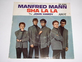 Manfred Mann Sha La La 45 RPM Picture Sleeve Vintage Ascot Label - $24.99