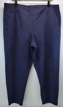 L) 32° Degrees Cool Woman Navy Blue Stretch Pants XL - $14.84