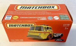 NEW Mattel HFT83 Matchbox Power Grabs 1965 FORD C900 63/100 Die-Cast Vehicle - £7.40 GBP