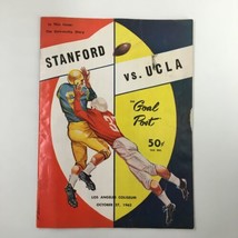 October 27 1962 NCAA Football Stanford vs UCLA The Goal Post Official Program - £37.88 GBP