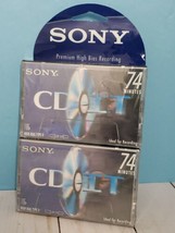 Sony CD-IT Recording Cassettes Type II High Bias. 74 Min. Slim 2Pack. NEW! - $8.90