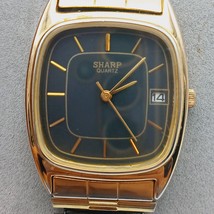 Vtg Sharp Quartz Analog Dial Casual 30mm Watch (D458) Rare Discontinued - $372.61 MXN