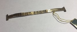 Vintage NOS BALDWIN 13mm Yellow Gold Filled Ladies Watch Bracelet (001) - $224.81 MXN