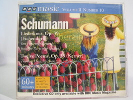 Schumann Liederkreis, Op. 39 Eichendorff BBC Music Volume II Number 10 CD - £4.16 GBP