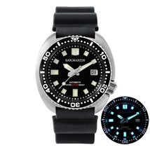 San Martin Diver Watch 6309 Turtle 20 Bar Stainless Steel Men Automatic Mechanic - £420.03 GBP