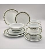 Corelle Spring Blossom/Crazy Daisy 20-Pc Dinnerware Set Made In USA 1970's #2 - $178.19