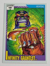 1991 Infinity Gauntlet Marvel Trading Card Thanos Comic Book # 134 Impel Vintage - £4.77 GBP