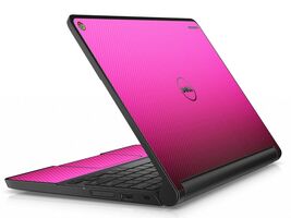 LidStyles Carbon Fiber Laptop Skin Protector Decal Dell Chromebook 11-3120 image 5