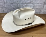 Vintage Stetson JBS XXXXXXXX 8x Straw Cowboy Western Hat Size 7 1/8 Beige - $59.40