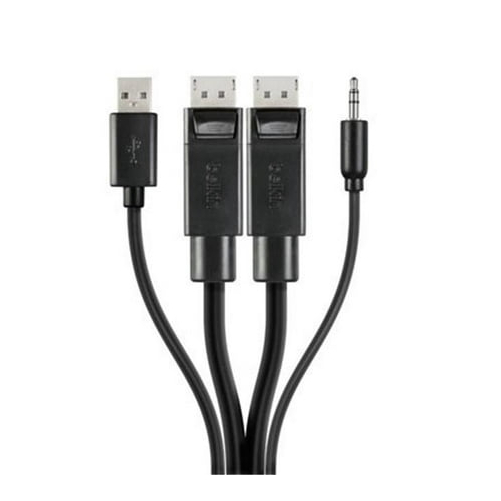 BELKIN-KVM F1D9020B06T DUAL-HEAD DP TO DP KVM COMBO CABLE BAG &amp; LABEL - $122.24
