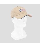 Wemco Men&#39;s USA Baseball Hat Tan Size Adult General Sizing - $294.51 MXN