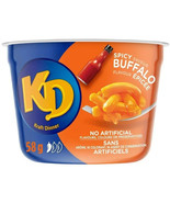 12 X KD Kraft Spicy Buffalo Macaroni &amp; Cheese Dinner Snack Cups Pasta 58... - £35.68 GBP