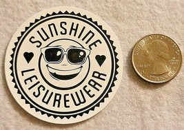 Round Sunshine Leisure Cute Sticker Decal Smile Face Great Embellishment - £1.77 GBP