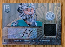 Jack Campbell 2013-14 Panini Totally Certified Rookie Jersey Auto Maple ... - $1,335.02 MXN