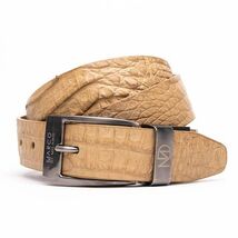 Riccardo Genuine Exotic Caiman Fuscus-belly Belt Orix image 3