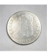 1812/1 Large 8 Silver Capped Bust Half Dollar RARE Fair Details Coin AL190 - £454.37 GBP