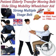 Patient Elderly Mobility Transfer Moving Gait Belt Slide Sling Wheelchai... - €11,51 EUR