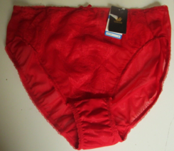 1 Wacoal Retro Chic Hi Cut Brief Size X-Large Red (612) Style 841186 - £20.24 GBP