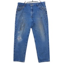 Carhartt B17 DST 40 x 32  Mens Denim Blue Jeans Relaxed Fit  RN14806 - £28.63 GBP