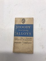 Vintage Stoody Hard-Facing Alloys Reference Book 1953 Welding - $18.56