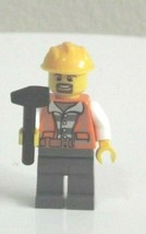 Genuine Lego Construction Worker In Very Good Condition (Pre Loved) - £6.84 GBP