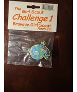 The Girl Scout Challenge 1 Brownie Girl Scout Patch Pin - $54.05 CAD