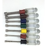  Vtg Craftsman &quot;H” Nut Driver Set 7Pc USA SAE 6 Point  - $24.45