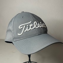 Titleist Hat Cap Mens Strap Back Adjustable Grey Logo Golfer Performance... - $11.73