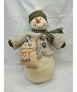 Judy Lynn Collection Christmas Snowman Joy Plush Stuff Plush 10&quot; - $364.10 MXN