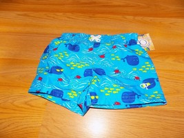 Size 24 Months OP Ocean Pacific Blue Whales Fish Swim Trunks Board Shorts New - £9.56 GBP