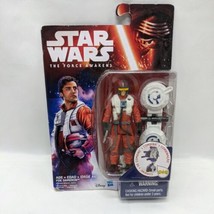 Star Wars The Force Awakens Poe Dameron Action Figure Disney Hasbro - $15.43