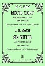 Six Suites for Violoncello Solo. BWV 1007-1012. Transcription for viola solo by  - £9.17 GBP