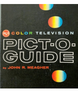 1957 RCA Color TV Pict-O-Guide 1st Edition Television Manual John Meaghe... - $49.99
