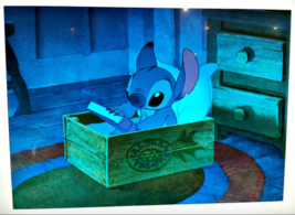 Disney Stitch Reading in Bed Art Print 16 x 20 Pineapple Box