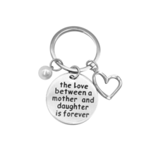 Mothers Day Gifts for Mom from Daughter Birthday Gifts， Stainless Steel Keychain - £11.43 GBP