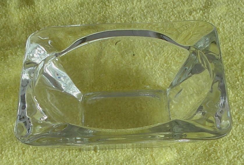 Nice Pressed Glass Ashtray, VERY GOOD CONDITION - $4.94