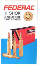 Federal Hi-Shok cartridges advertising brochure vintage hunting ammo sporting - £10.97 GBP