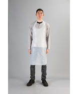 Disposable White Apron .03 MM Embossed Polyethylene Case of 500 - $63.00