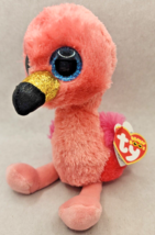 2019Ty Beanie Baby Beanie Boo&#39;s &quot;Gilda&quot; Retired Pink Flamingo BB22 - £7.85 GBP