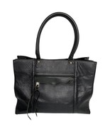 Rebecca Minkoff Leather Morning After Bag Top Handle Bag Purse Medium Black - $74.45 CAD