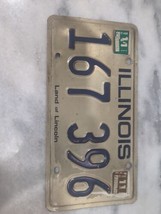 Vintage 1970&#39;s Illinois &quot;Land Of Lincoln&quot; License Plate 167 396 Expired - £7.79 GBP