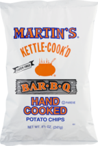 Martin&#39;s Kettle-Cook&#39;d Bar-B-Q Potato Chips - 8.5 Oz. (4 Bags) - £25.19 GBP